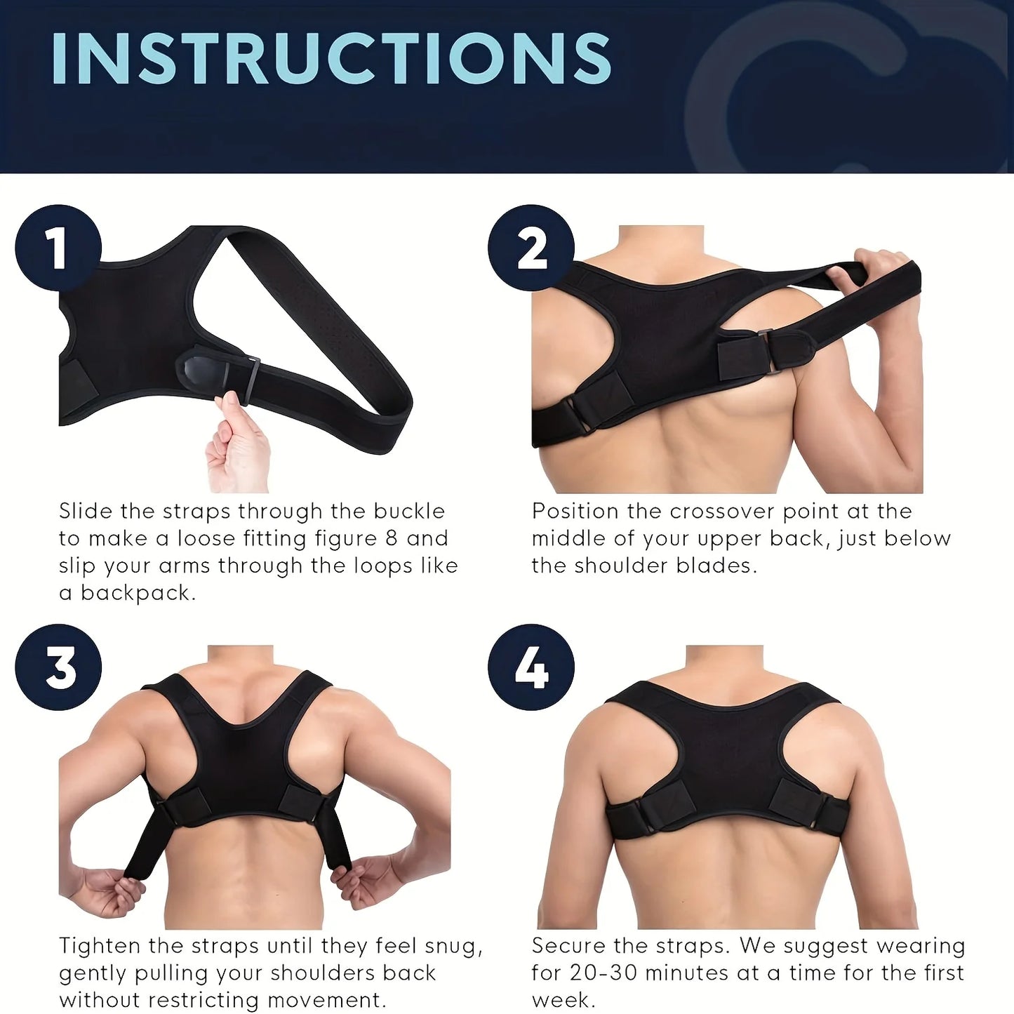 PostureFlex™ – Adjustable Back & Posture Corrector