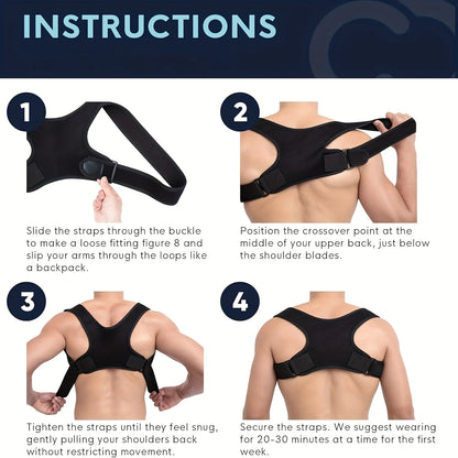 PostureFlex™ – Adjustable Back & Posture Corrector