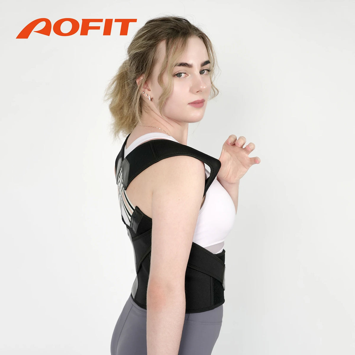 Correcteur de Posture Ajustable - Maintien du Dos et des Epaules