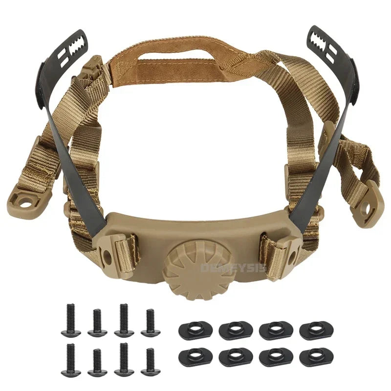 Helmet Inner Suspension System Shooting Hunting CS Helmets Adjustable Head Lock Strap Accessories for FAST SF HIGH CUT HELMET