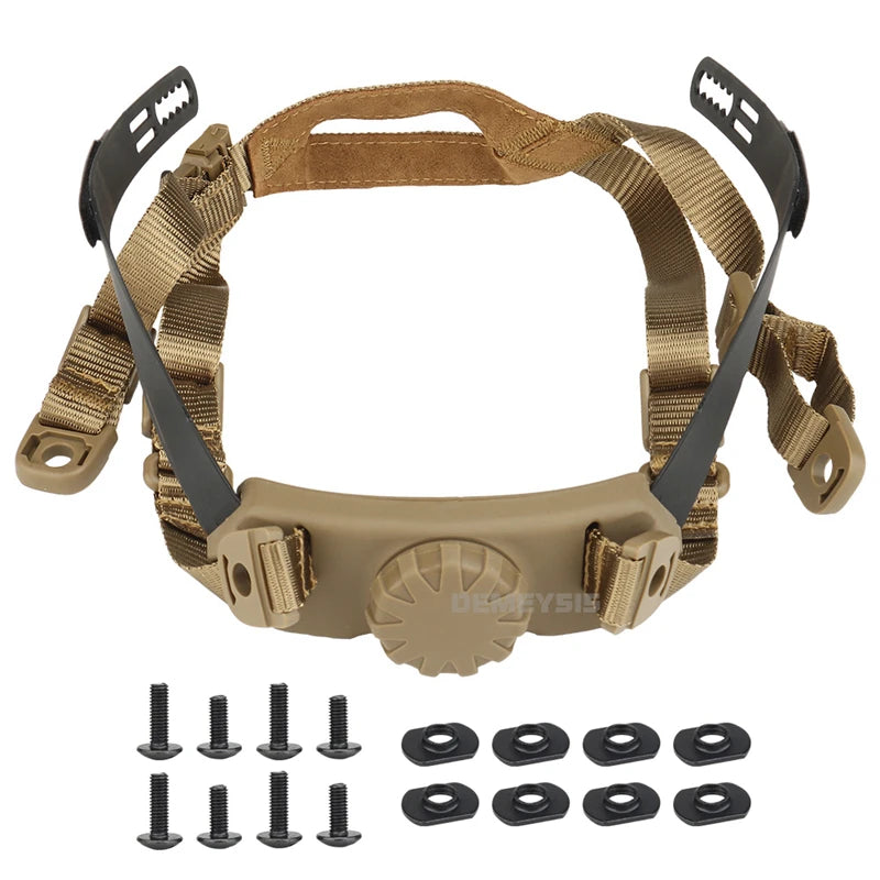 Helmet Inner Suspension System Shooting Hunting CS Helmets Adjustable Head Lock Strap Accessories for FAST SF HIGH CUT HELMET