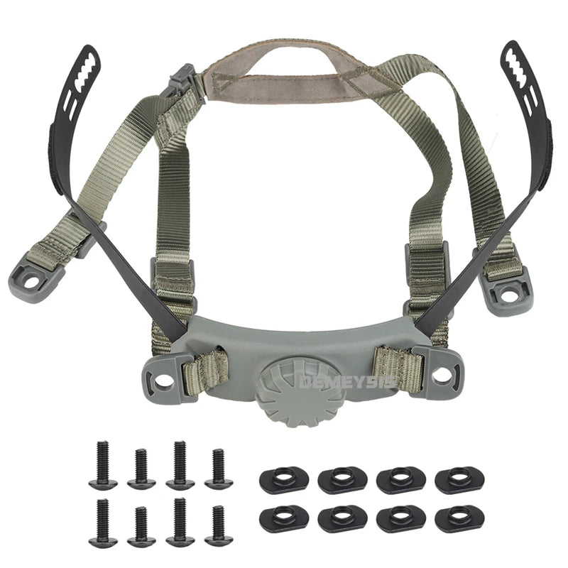 Helmet Inner Suspension System Shooting Hunting CS Helmets Adjustable Head Lock Strap Accessories for FAST SF HIGH CUT HELMET
