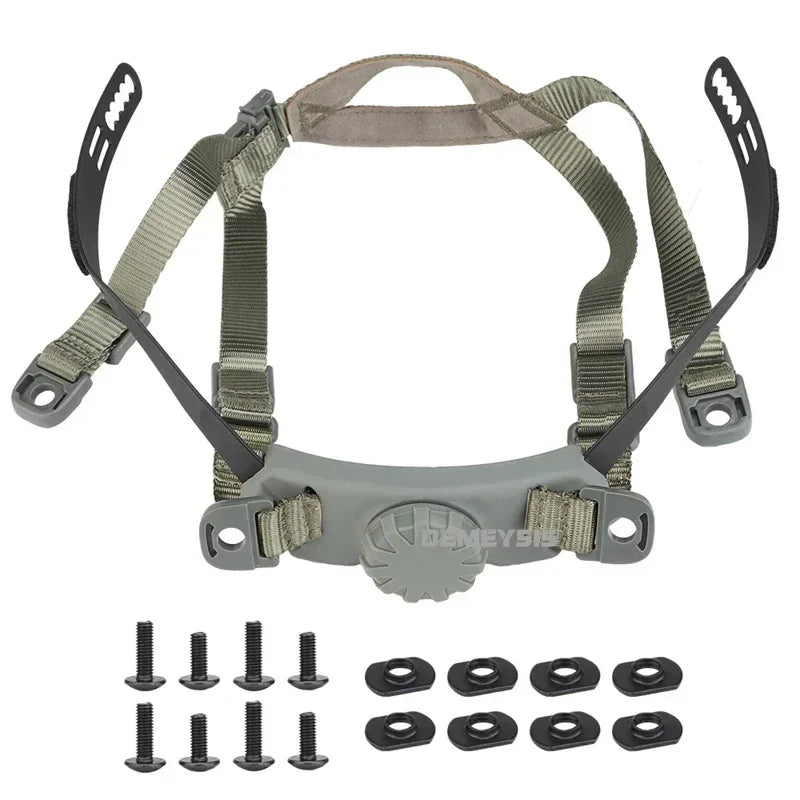 Helmet Inner Suspension System Shooting Hunting CS Helmets Adjustable Head Lock Strap Accessories for FAST SF HIGH CUT HELMET