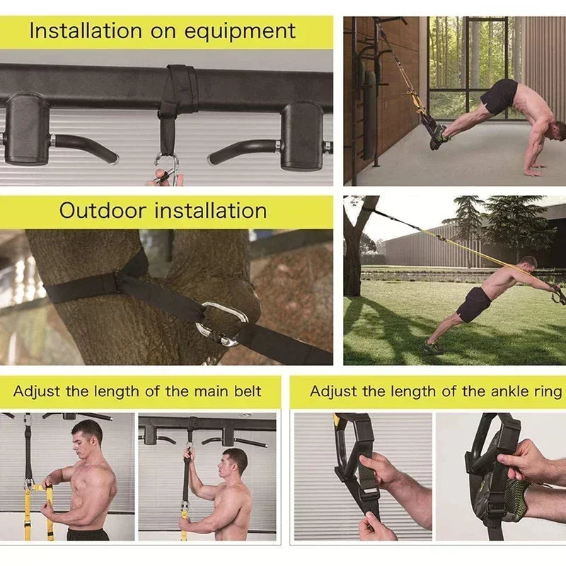 PowerStrap™ Suspension Trainer – Full Body Training Anywhere