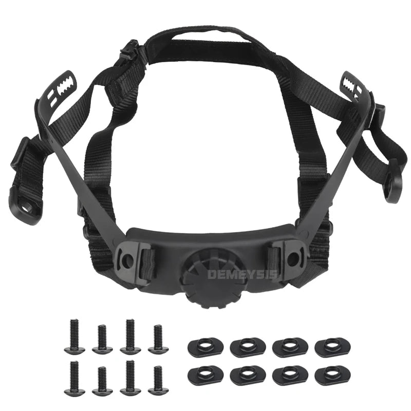 Helmet Inner Suspension System Shooting Hunting CS Helmets Adjustable Head Lock Strap Accessories for FAST SF HIGH CUT HELMET