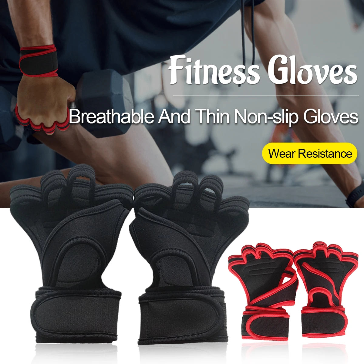 GripFlex™ Training Gloves – Maximum Grip & Wrist Support